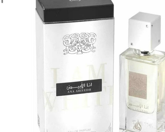 Lattafa Perfume Ana Abiyedh Eau de Parfum 60ml-انا ابيض من لطافة