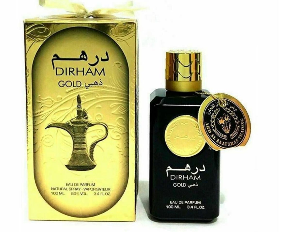 Ard Al Zaafaran Perfume Dirham Gold Eau de Parfum 100ml-عطر درهم من ارض الزعفران