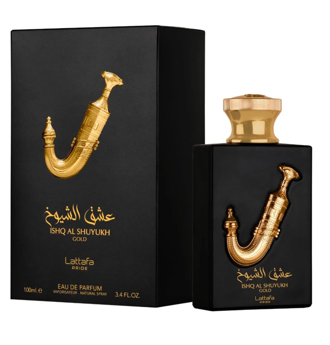 Lattafa Pride Perfume Ishq Al Shuyukf Gold Eau de Parfum 100ml-عشق الشيوخ من لطافة ذهبي