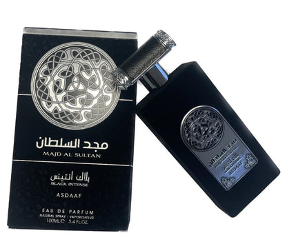 Asdaaf Perfume Majd Al Sultan Black Intense Eau de Parfum 100ml